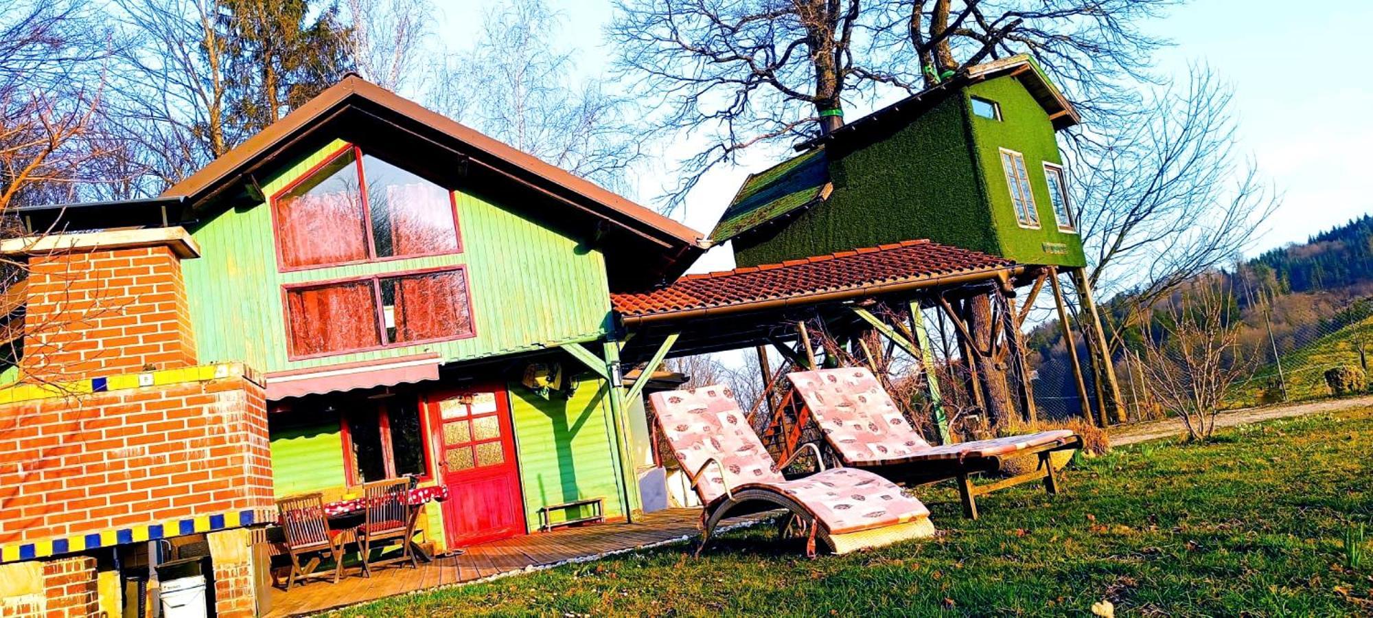 Villa Fairytale Wooden House By Ljubljana Grosuplje Exterior foto