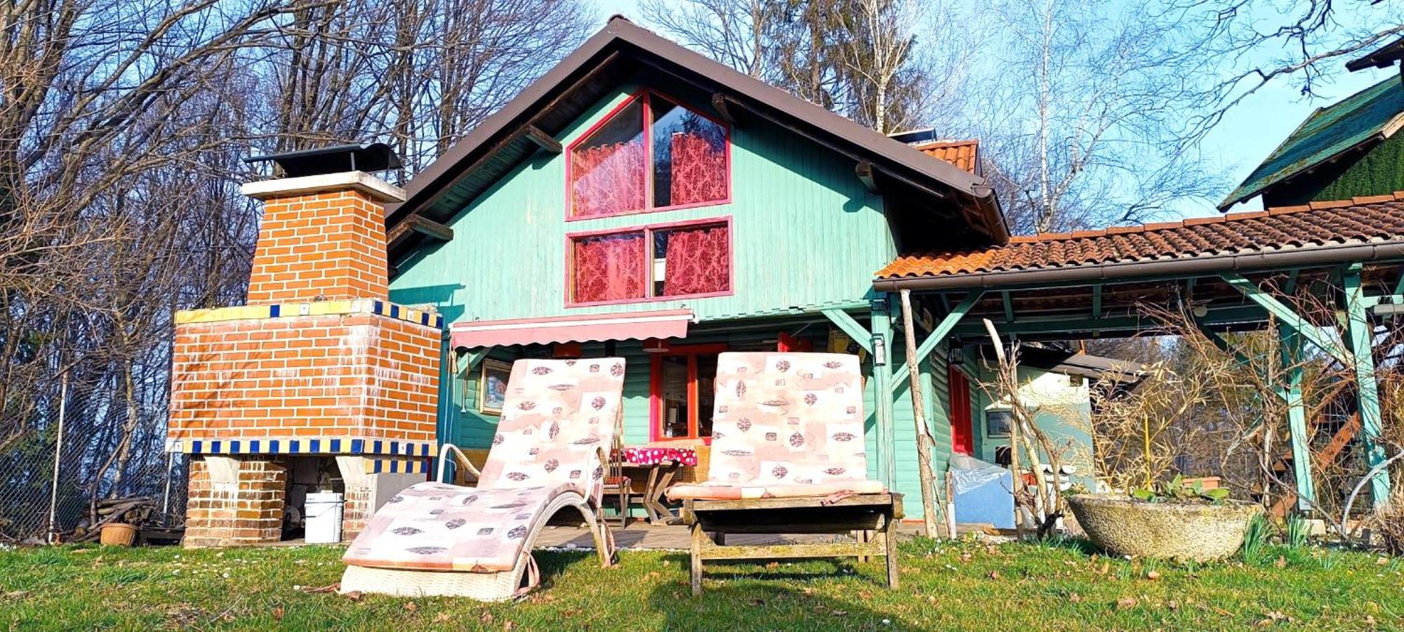 Villa Fairytale Wooden House By Ljubljana Grosuplje Exterior foto