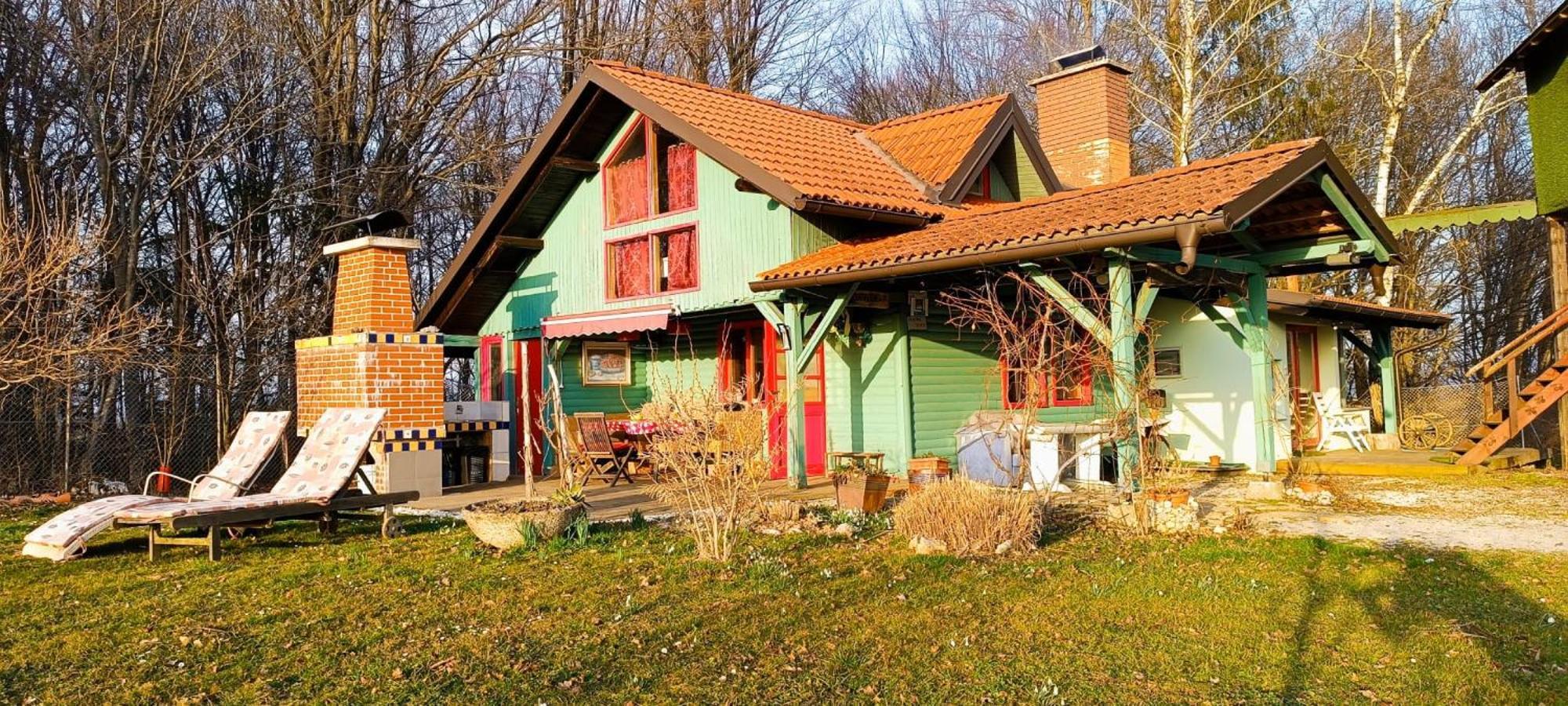 Villa Fairytale Wooden House By Ljubljana Grosuplje Exterior foto